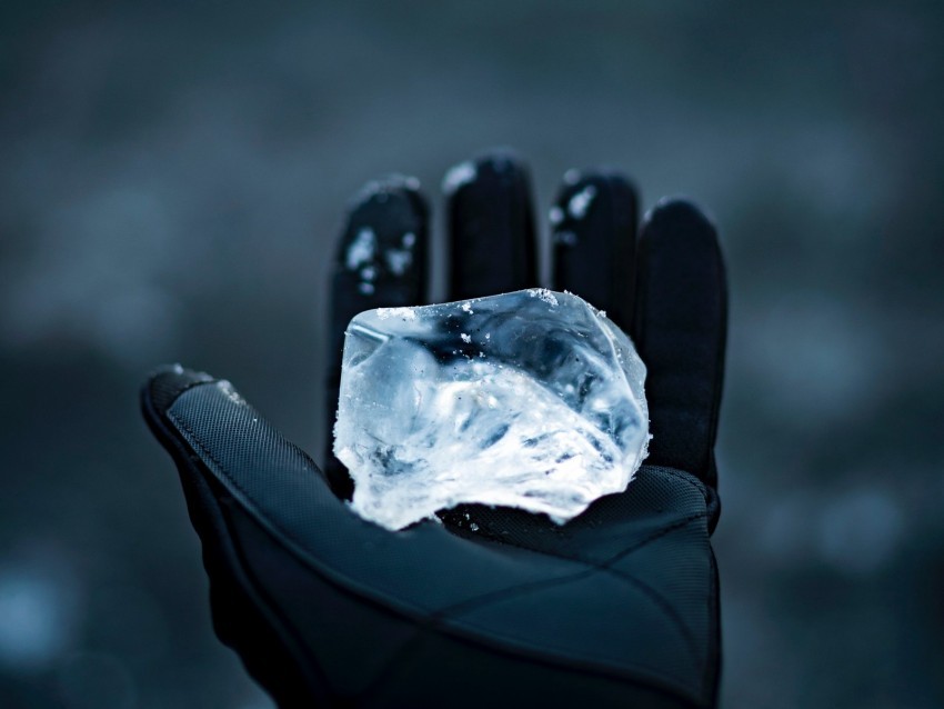 ice hand glove winter blur PNG graphics for presentations 4k wallpaper