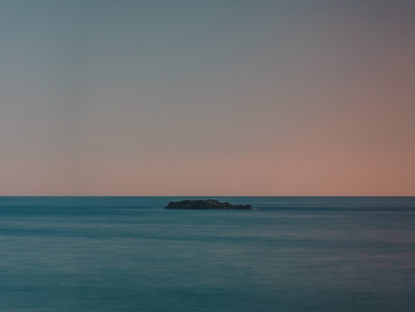 island sea horizon sunset Isolated PNG Graphic with Transparency 4k wallpaper