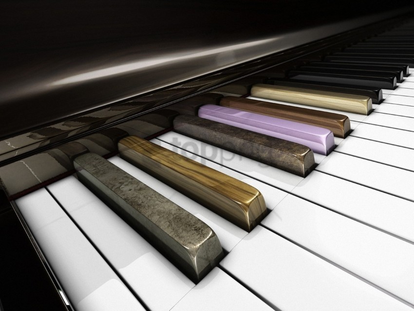 key musical instrument piano wallpaper Isolated Subject on HighResolution Transparent PNG