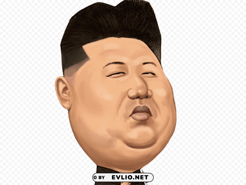 kim jong-un PNG Image Isolated on Clear Backdrop clipart png photo - 5c3844ff