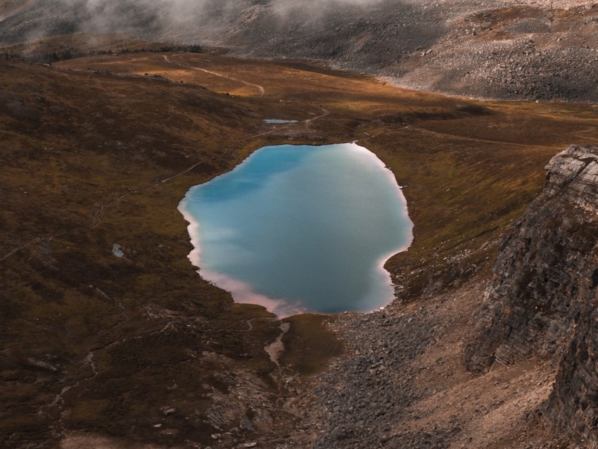 lake mountains aerial view crater water PNG files with clear backdrop assortment