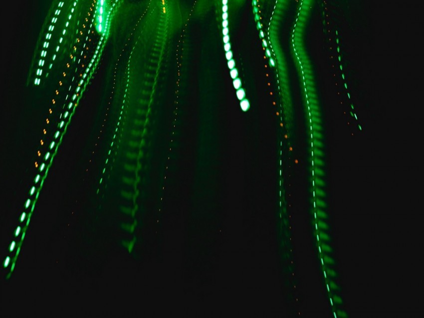 laser lines intermittent green Isolated Graphic Element in Transparent PNG