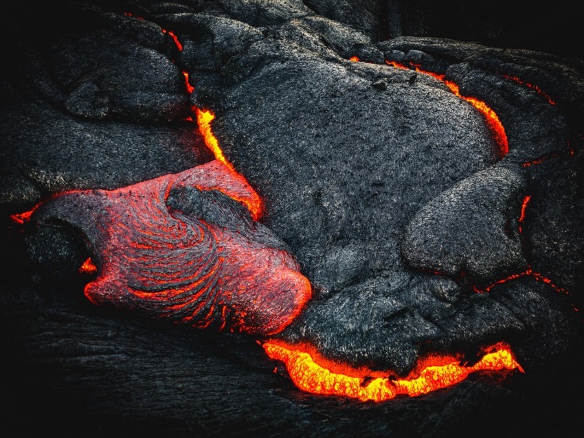 lava fiery surface volcano HighResolution Isolated PNG with Transparency