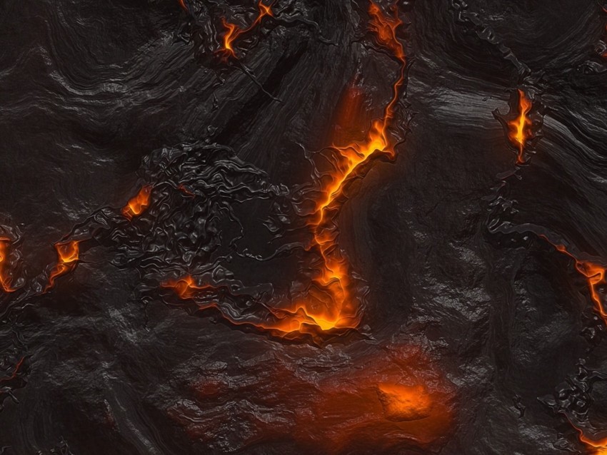 lava texture surface cranny fire hot Transparent PNG photos for projects