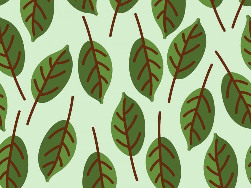 leaves patterns vector texture ClearCut Background PNG Isolated Item