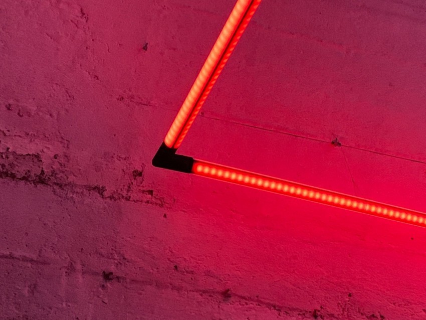 led tape light electricity red wall PNG Graphic with Isolated Clarity