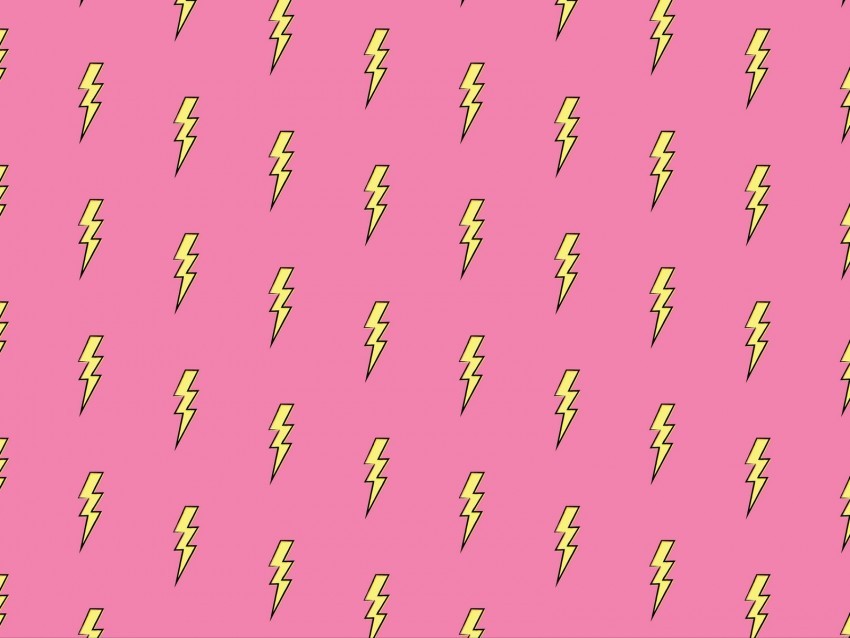 lightnings texture patterns pink yellow PNG for business use 4k wallpaper