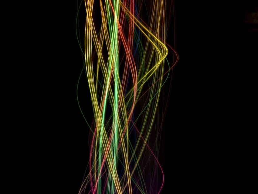 lines beam interlacing multicolored glowing PNG Image with Isolated Element