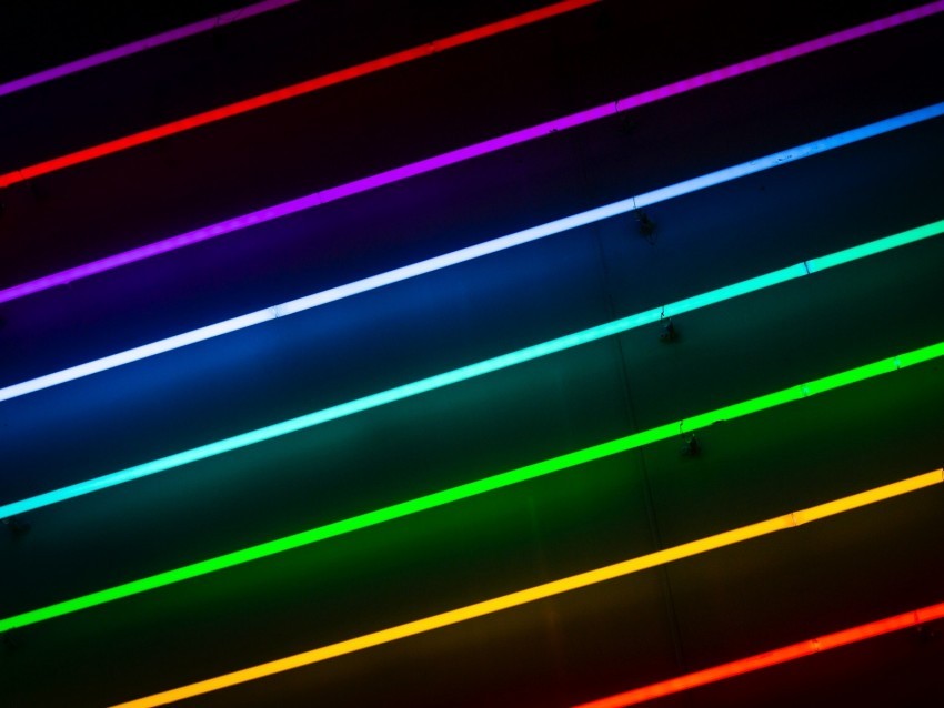 lines neon colorful light glow PNG images without licensing