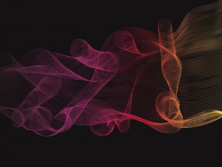 lines swirling winding abstraction Isolated Subject on HighResolution Transparent PNG