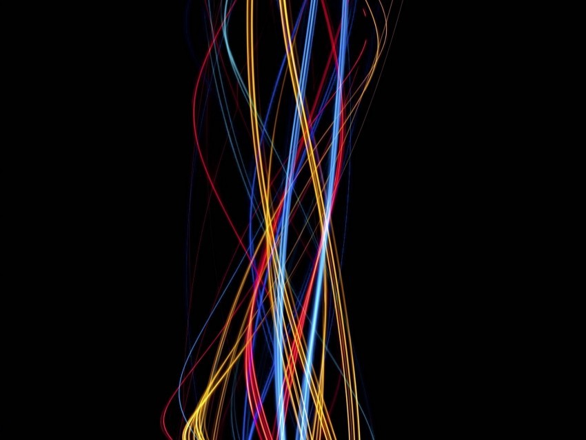 lines wavy multicolored plexus glow PNG Image with Clear Background Isolation