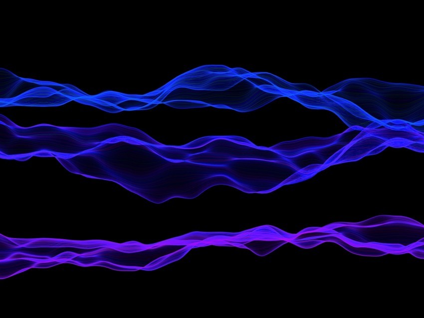 lines wavy purple blue PNG files with transparent elements wide collection