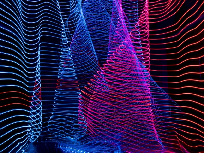 lines weave grid red blue Clear background PNG elements