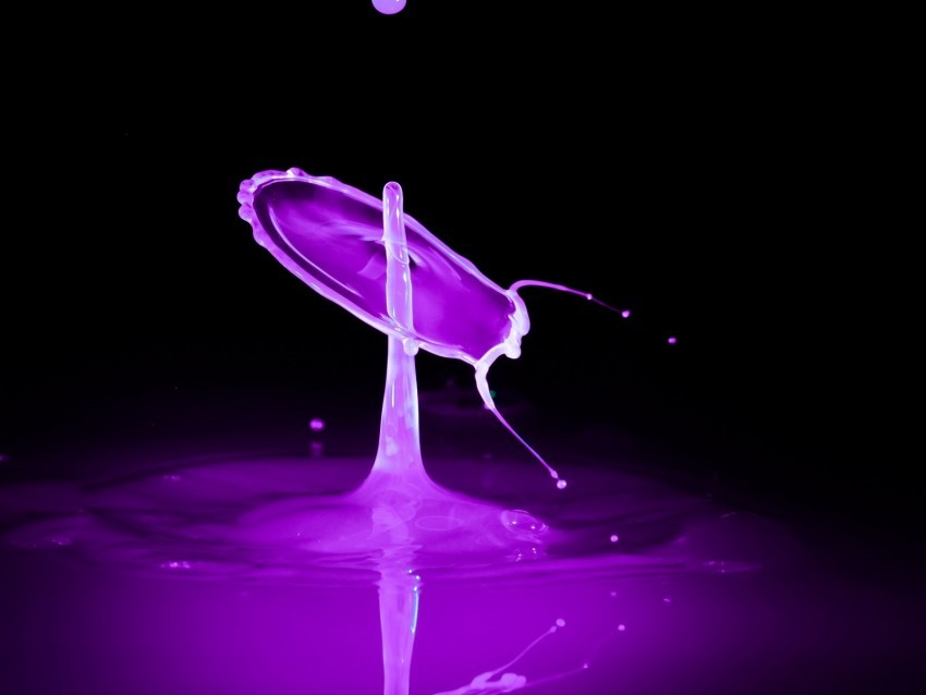 liquid drops spray purple splash macro PNG picture 4k wallpaper