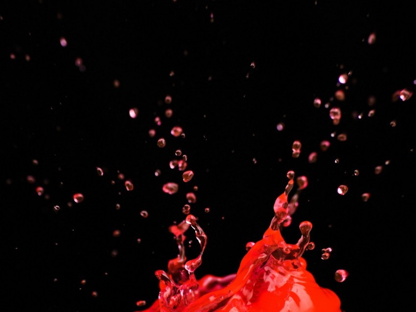 liquid splash red spray Isolated Graphic on HighQuality Transparent PNG