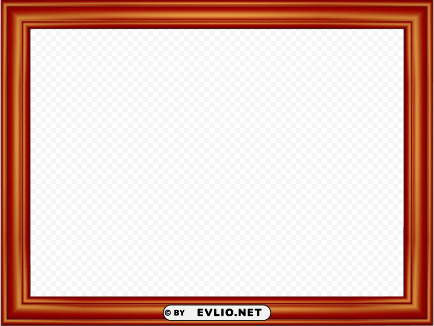 maroon border frame PNG graphics with clear alpha channel selection