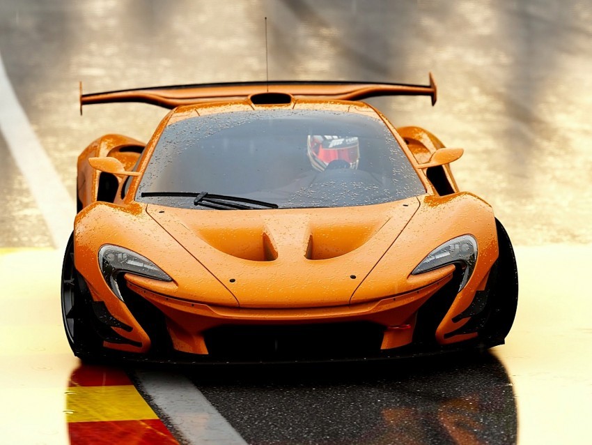 mclaren p1 gtr mclaren p1 mclaren sports car front view racing Isolated Graphic Element in Transparent PNG 4k wallpaper