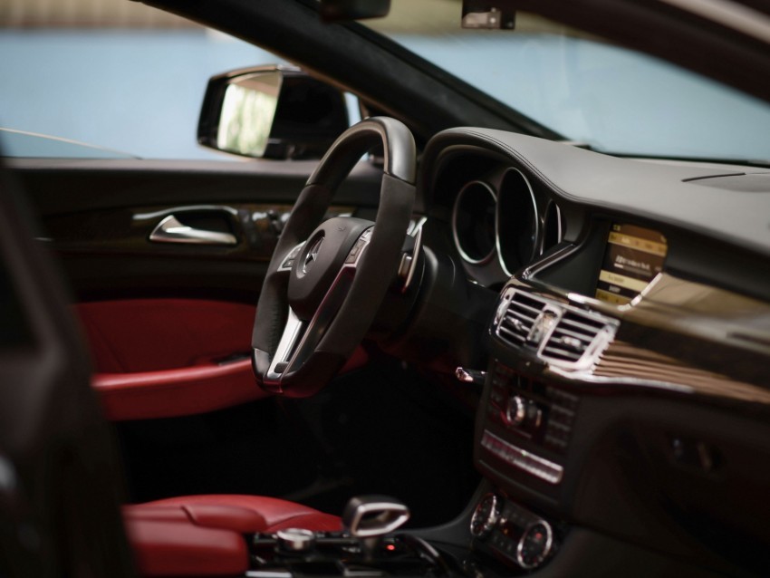 mercedes-benz cls 63 amg mercedes steering wheel salon car Transparent background PNG images selection