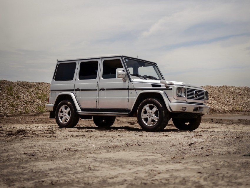 mercedes-benz g500 mercedes car suv gray off-road PNG for educational use 4k wallpaper
