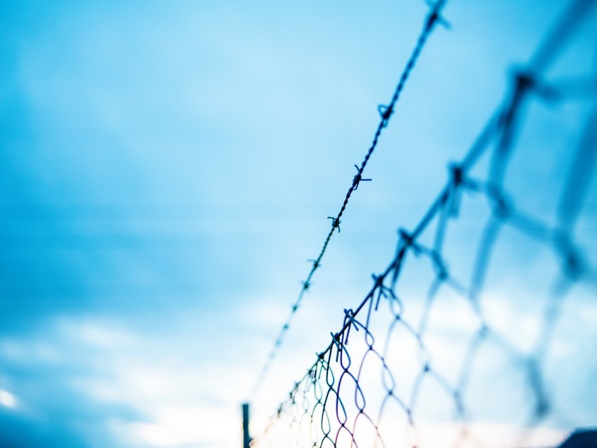 mesh barbed wire fence fencing barbed ClearCut Background PNG Isolated Subject