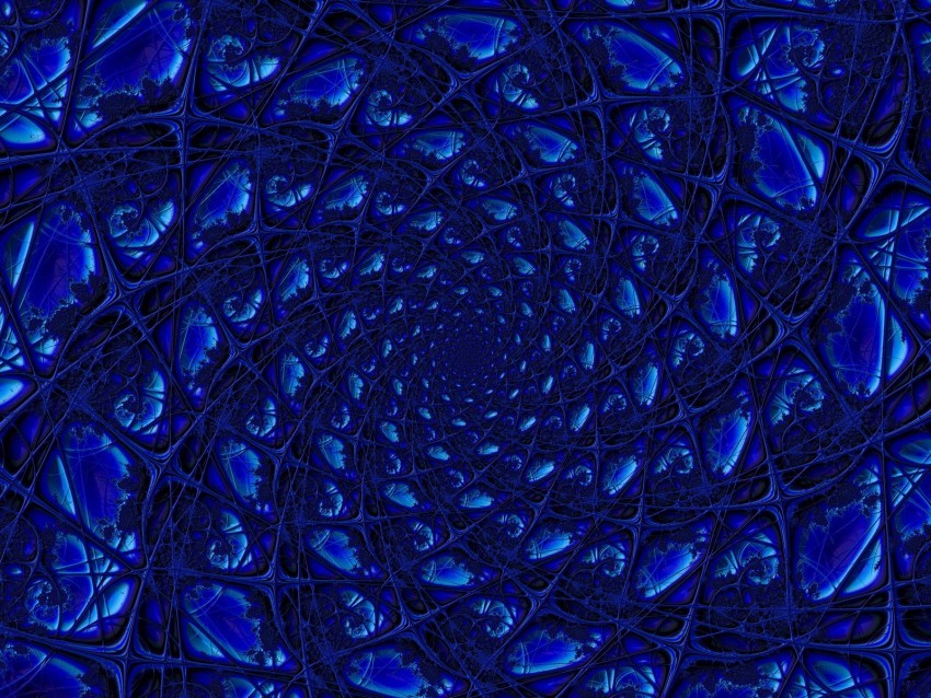 mesh blue rotation fractal shape PNG transparent photos massive collection