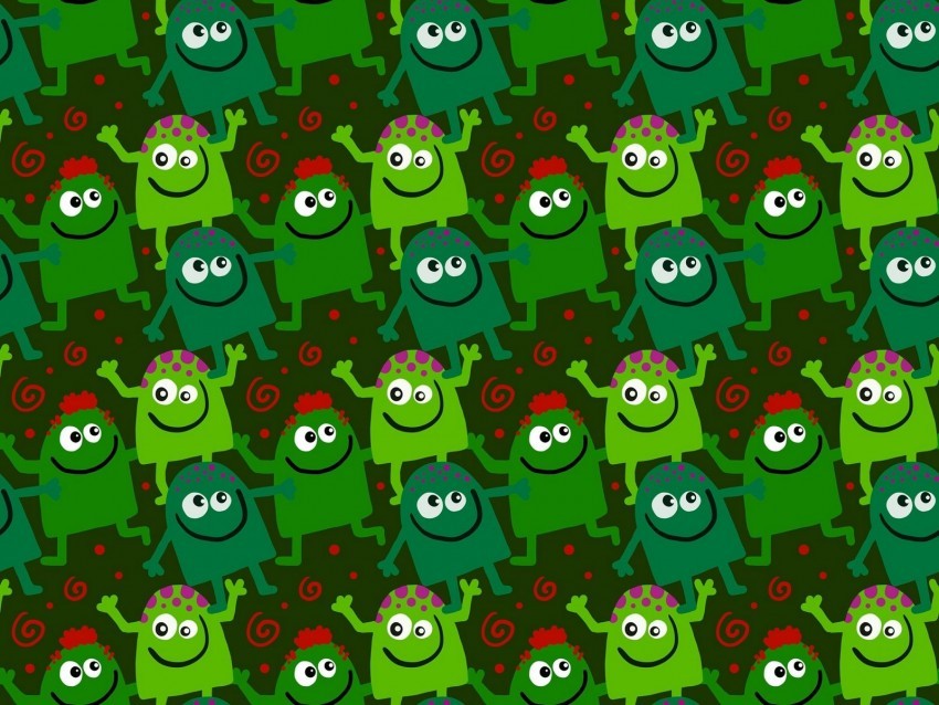 monsters smile texture vector Transparent Background PNG Isolation
