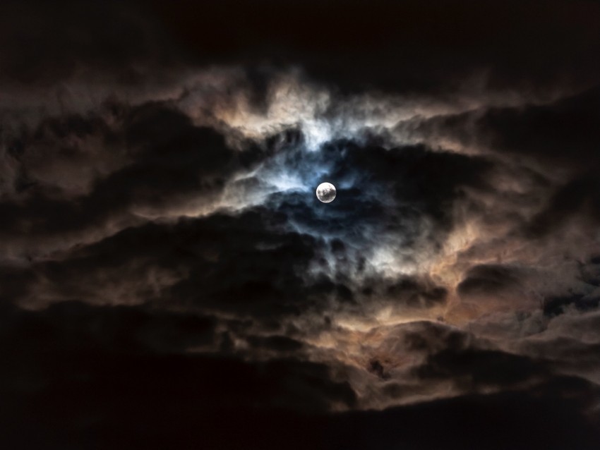 moon full moon clouds night overcast PNG images with cutout