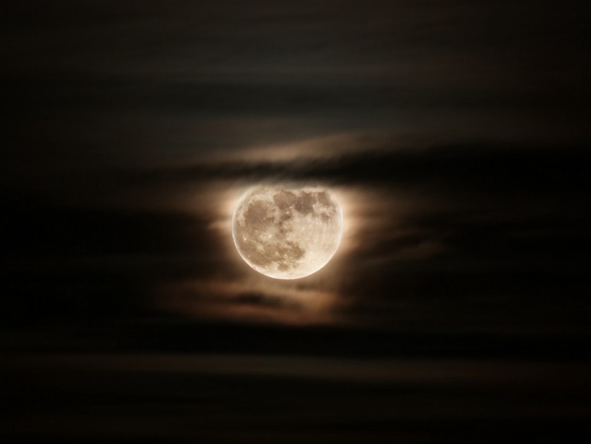 moon full moon eclipse night sky clouds dark PNG transparent pictures for editing