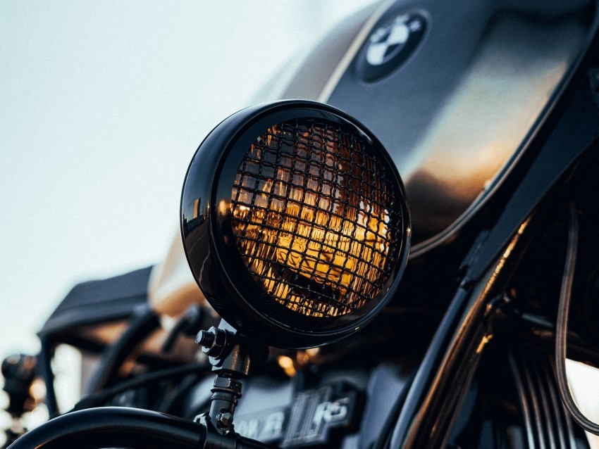 motorcycle bike headlight optics closeup PNG pictures with no background required