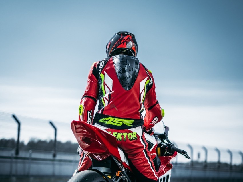 motorcyclist motorcycle bike sports racing racer PNG for personal use