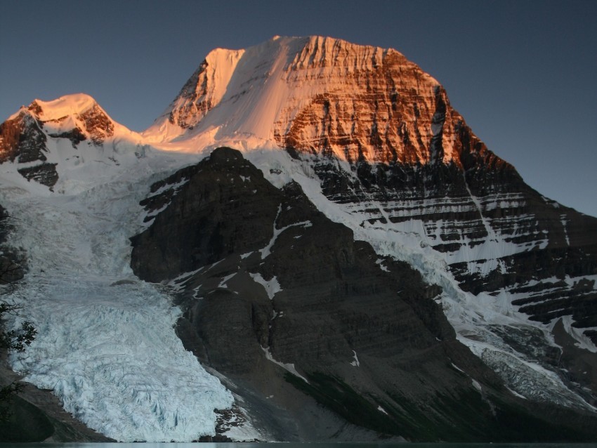 mountain peak landscape lake reflection Transparent PNG Object with Isolation