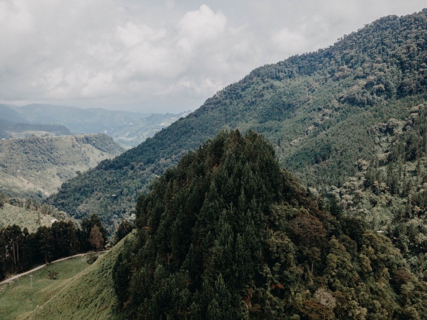 mountains forest peaks slopes landscape Isolated Subject on HighQuality Transparent PNG 4k wallpaper