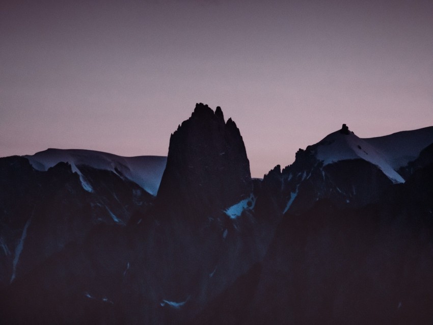 mountains night sky dark peaks High-resolution PNG images with transparent background