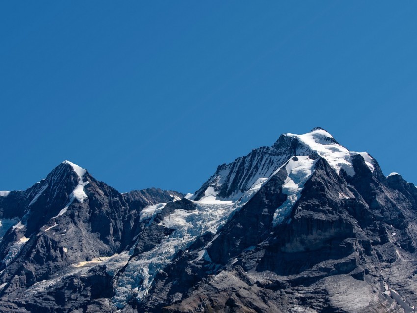 mountains peaks sky cloudless landscape High-resolution transparent PNG files