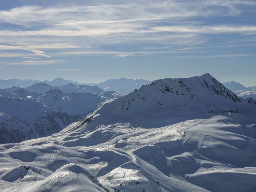 mountains snow landscape sun paths ski Transparent PNG artworks for creativity 4k wallpaper