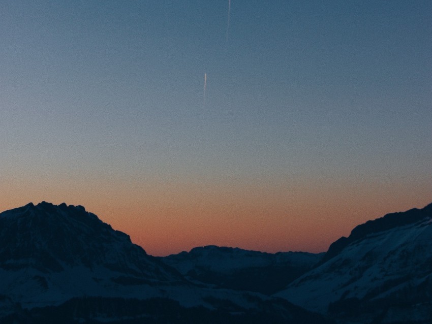 mountains sunset sky peaks PNG files with transparent backdrop