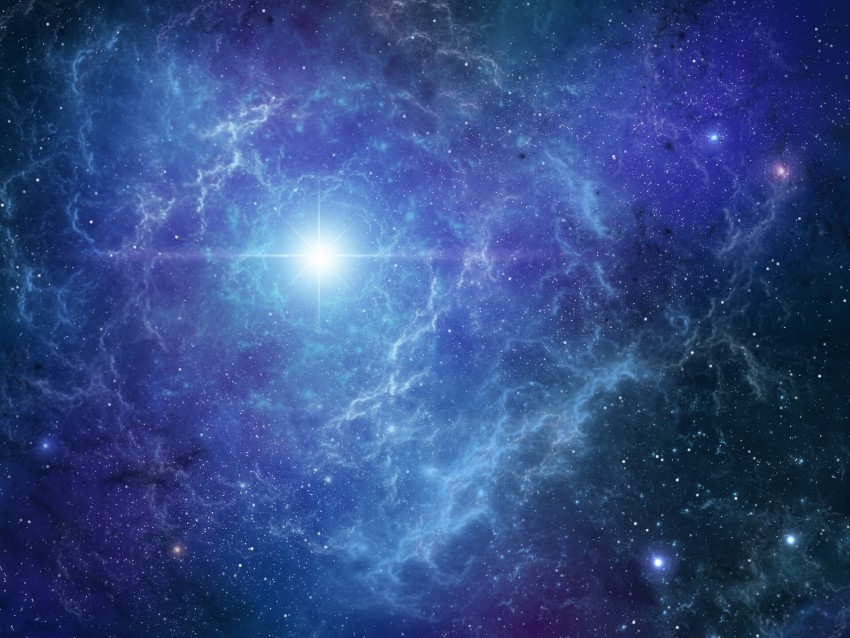 nebula flash bright glare shine Isolated PNG Element with Clear Transparency