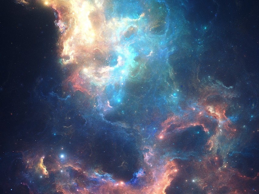 nebula glowing space galaxy stars bright color PNG images with transparent backdrop 4k wallpaper
