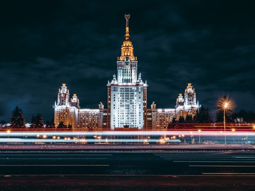 night city architecture long exposure moscow PNG for design