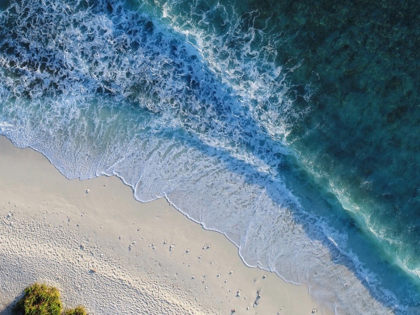 ocean aerial view surf water maldives Isolated Subject in HighResolution PNG