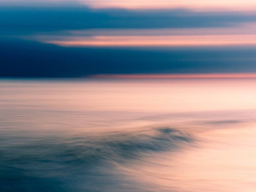 ocean horizon sunset water sky Isolated Artwork on HighQuality Transparent PNG