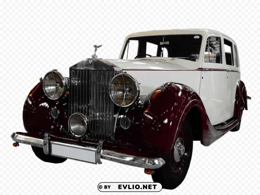 oldtimer rolls royce Isolated Subject in HighResolution PNG