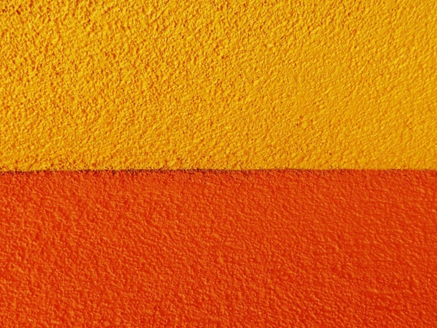 paint wall rough orange yellow Isolated Artwork on Transparent PNG