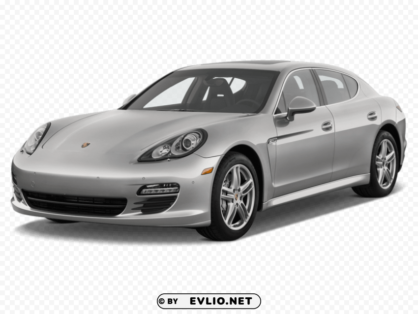 Panamera Porsche Isolated Artwork On Transparent Background