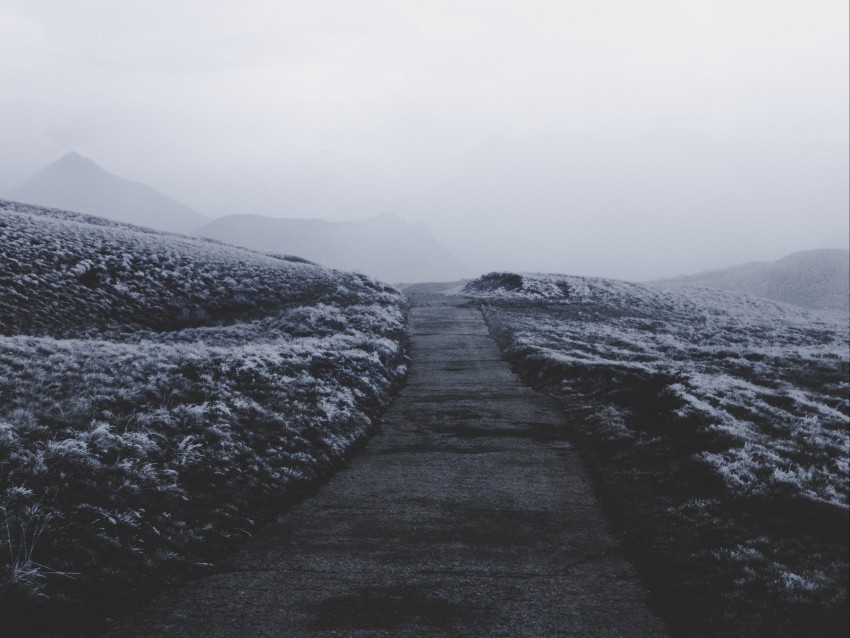 path fog frost snow Free PNG images with alpha channel variety