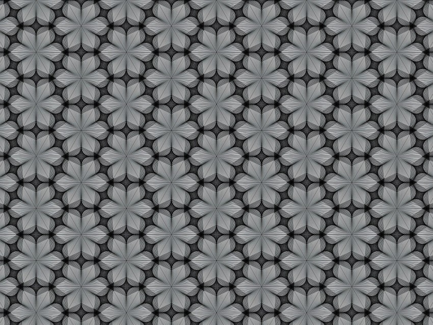 pattern symmetry bw PNG pics with alpha channel 4k wallpaper