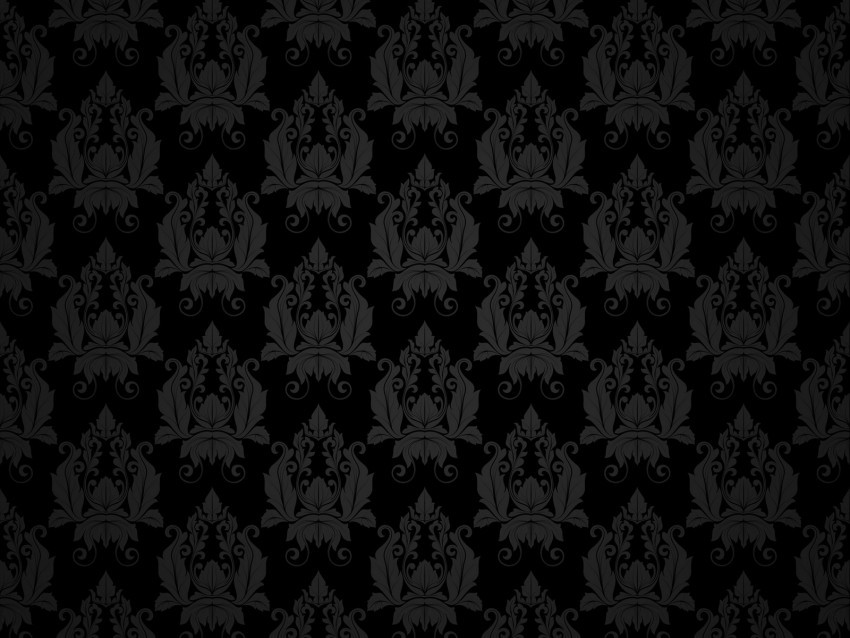 patterns black texture decoration retro Clean Background Isolated PNG Graphic