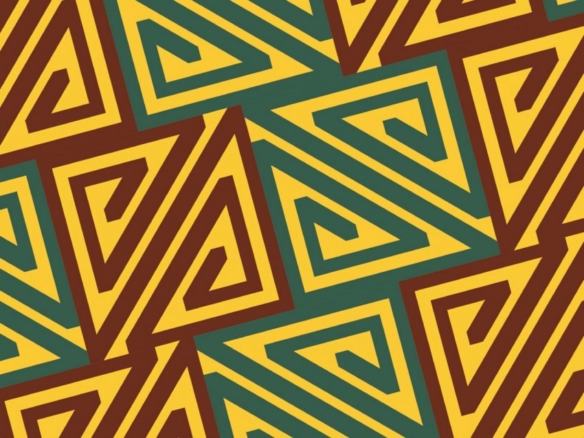 patterns shape yellow brown green HighResolution PNG Isolated Illustration