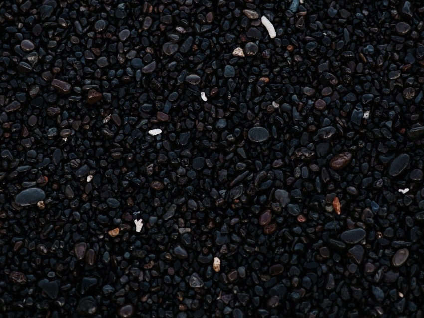 pebbles stones black wet PNG graphics with clear alpha channel selection