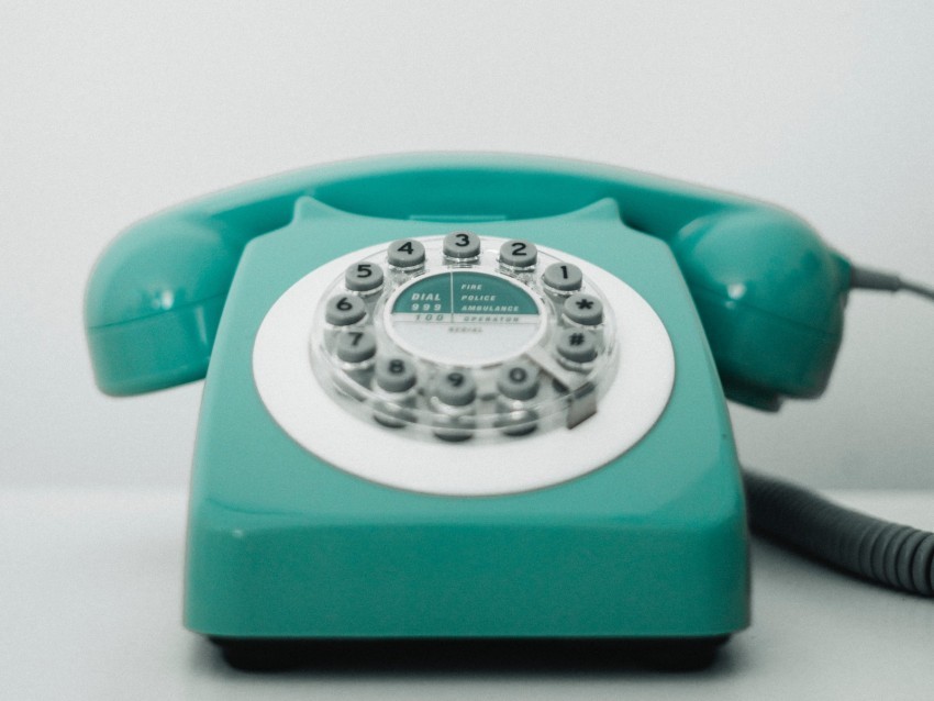 phone retro vintage old turquoise High-resolution transparent PNG images